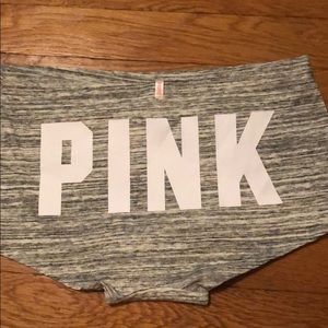 grey PINK boyshort size L